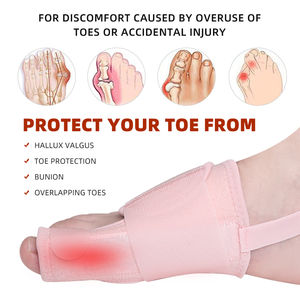 Attelle orthopédique de séparateur d'orteils correcteur d'oignon de ceinture réglable pour <span class=keywords><strong>Hallux</strong></span> <span class=keywords><strong>Valgus</strong></span> et marteau Redresseur d'articulation de gros orteil - Product Image 4