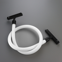 360 degrés néon Flexible magnétique LED linéaire rail lumière lustre Tube rond en Silicone bande Flexible lumière néon