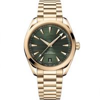 150/300 Edelstahl Metall-Uhr Vollautomatische Mechanische Herren-Geschäftsuhr Leuchtend 10m Wasserdicht Kalender 41mm