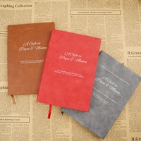 Carnet de luxe en cuir à couverture rigide, carnet personnalisé avec pages personnalisées, agenda personnalisé A5