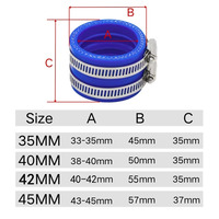 35mm 40mm 42mm 45mm tuyau d'admission TM TMX K TM KR PE NSR PWM PWK 34PJ Kei Hin OKO KOSO adaptateur en caoutchouc pour carburateur de moto