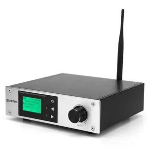 Hifi Stereo Receiver Màu Xanh Răng Wifi Internet Đài Phát Thanh Dac Quang Để RCA Đầu Ra Không Dây Tuner Âm Thanh Hi Khuếch Đại Công Suất 100W