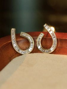 Pendientes de Diamantes Naturales de Moda Xinfly, Joyería de Boda Certificada en Oro de 18K, Regalo Elegante para Mujer, MOQ 2 Piezas - Product Image 3