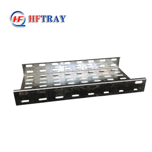 Plateau de câblage perforé ventilé en alliage d'aluminium industriel ignifuge personnalisé pour la pose de câbles de construction, durable - Product Image 3