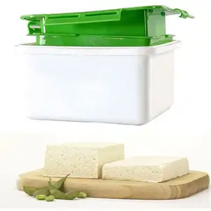 Caja de tofu para el hogar, bricolaje, fabricante de tofu, Kit de molde de prensa, molde de presión Doufu, caja de agua de prensa de cuajada de frijol