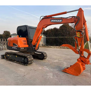 Excavadora <span class=keywords><strong>Doosan</strong></span> DX60 usada original, excavadora <span class=keywords><strong>Doosan</strong></span> DX60 con almohadillas de goma hidráulicas y acoplador rápido, excavadora <span class=keywords><strong>Doosan</strong></span> - Product Image 4