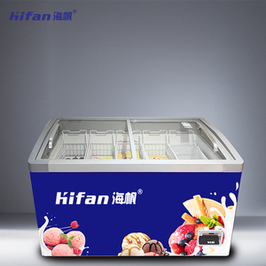 <span class=keywords><strong>Vitrina</strong></span> para Helados con Puerta Corrediza <span class=keywords><strong>de</strong></span> Cristal y Refrigerador con Congelador - Product Image 5