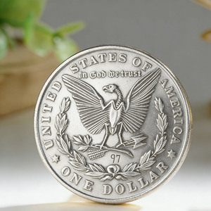 Moneda Coleccionable Vintage Personalizada Barata, Moneda Decorativa de Alta Calidad con Diseño de Águila Esqueleto, Suministro de Fábrica con Diseño <span class=keywords><strong>Gratuito</strong></span> - Product Image 1