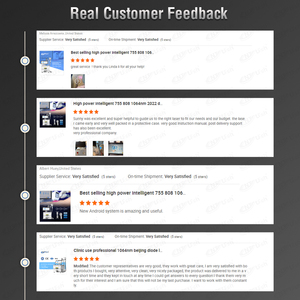 Xách tay <span class=keywords><strong>4</strong></span> bước sóng Diode Máy tẩy lông bằng laser cho thẩm mỹ y học Laser vẻ đẹp thiết bị - Product Image 2