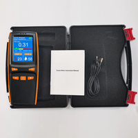 Détecteur d'ozone 3-en-1 avec enregistrement des données, moniteur O3 portable à capteur électrochimique avec affichage de la température et de l'humidité