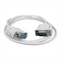 Cable de Puerto Serie de 9 Pines RS232 DB9 Macho-Hembra, Conductor de Cobre, Revestimiento de PVC, 1.5/3/5m, Transmisión Estable de Alta Velocidad