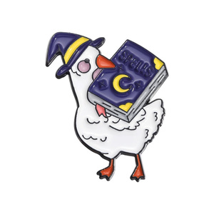 Broche en alliage de zinc émaillé USAVICH Lapin Rouge de dessin animé, épinglette fantaisie noire, motif démon sombre et maléfique, pour uniforme de prison et costume - Product Image 6