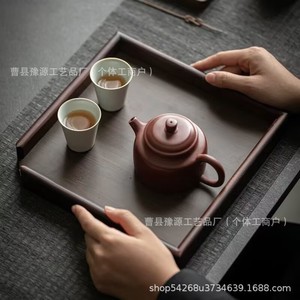 Bamboo <b>Tea</b> <b>Tray</b> Multifunctional Serving Storage Pu'er Cake Display Judging Scoring <b>Tray</b> - Product Image 2