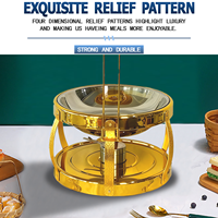 YITIAN Meilleures ventes 2025 Fournitures de restauration Plats à shafing 8L Chauffe-plats pour buffet Plat à chafer doré pour la restauration