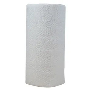Amostra livre-toalhas de papel de bambu altamente absorvente, 2 rolos de papel de tecido de cozinha