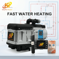 Chauffage de stationnement à eau 12V 5KW à essence/diesel avec télécommande pour préchauffage du moteur de véhicule
