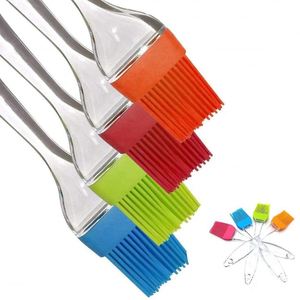 Pinceau à badigeonner en silicone, outils de pâtisserie et de cuisson, jetable, qualité alimentaire, pour la cuisine, application d'huile, de beurre et de sauce - Product Image 4