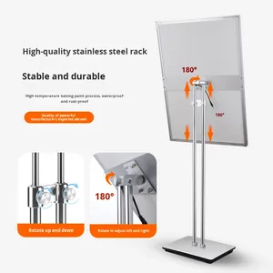 <span class=keywords><strong>Led</strong></span> chiếu sáng Đăng Bảng hiển thị khung nhôm ngoài trời tầng-thường vụ <span class=keywords><strong>LED</strong></span> quảng cáo thương mại hiển thị hộp Đèn - Product Image 3