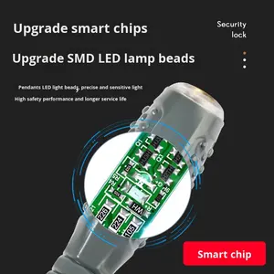 Destornillador plano/cruzado Powerlift multifuncional, destornillador probador de bolígrafo eléctrico con indicador, herramientas de electricista - Product Image 4