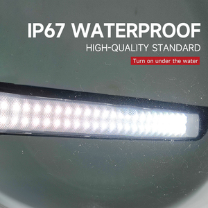 12V 24V 13inch 60W 4800LM <span class=keywords><strong>LED</strong></span> làm việc ánh sáng màu đen trắng nhà ở xe tải bên ngoài ánh sáng tự động xe tải làm việc ánh sáng <span class=keywords><strong>LED</strong></span> - Product Image 3