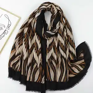 Missoni Wave Shawl Scarf Wholesale Outdoor Pashmina Cashmere Scarf For Women Scarf Printing