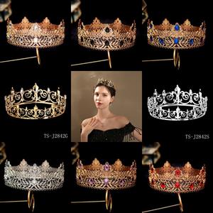 Zhaoyi vend des <span class=keywords><strong>couronnes</strong></span> royales et rondes, eau multicolore baroque rétro, photographie, robes <span class=keywords><strong>de</strong></span> soirée Ac - Product Image 1