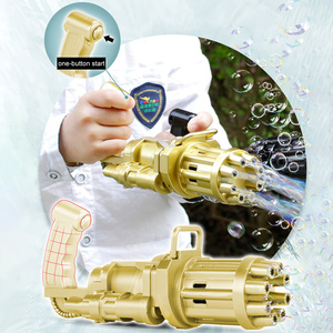 Pistola de burbujas automática 2 en 1 para niños, máquina eléctrica de burbujas de agua y jabón de verano, juguete de regalo - Product Image 5