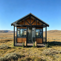 Maison conteneur préfabriquée extensible de 20 pieds et 40 pieds, maison portable économique avec salle de bain et toit, compatible avec système solaire photovoltaïque