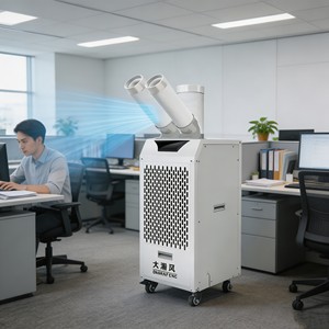 Climatiseur mobile commercial portable, refroidissement rapide et haute efficacité pour bureaux et entrepôts, à poser au sol. - Product Image 4
