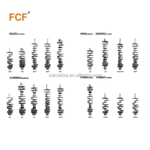 6204311201 c6204311111 fcf dcf dct जाली स्टील क्रैंकशाफ्ट खुदाई 350 B3.3 इंजन क्रैंकशाफ्ट असेंबली