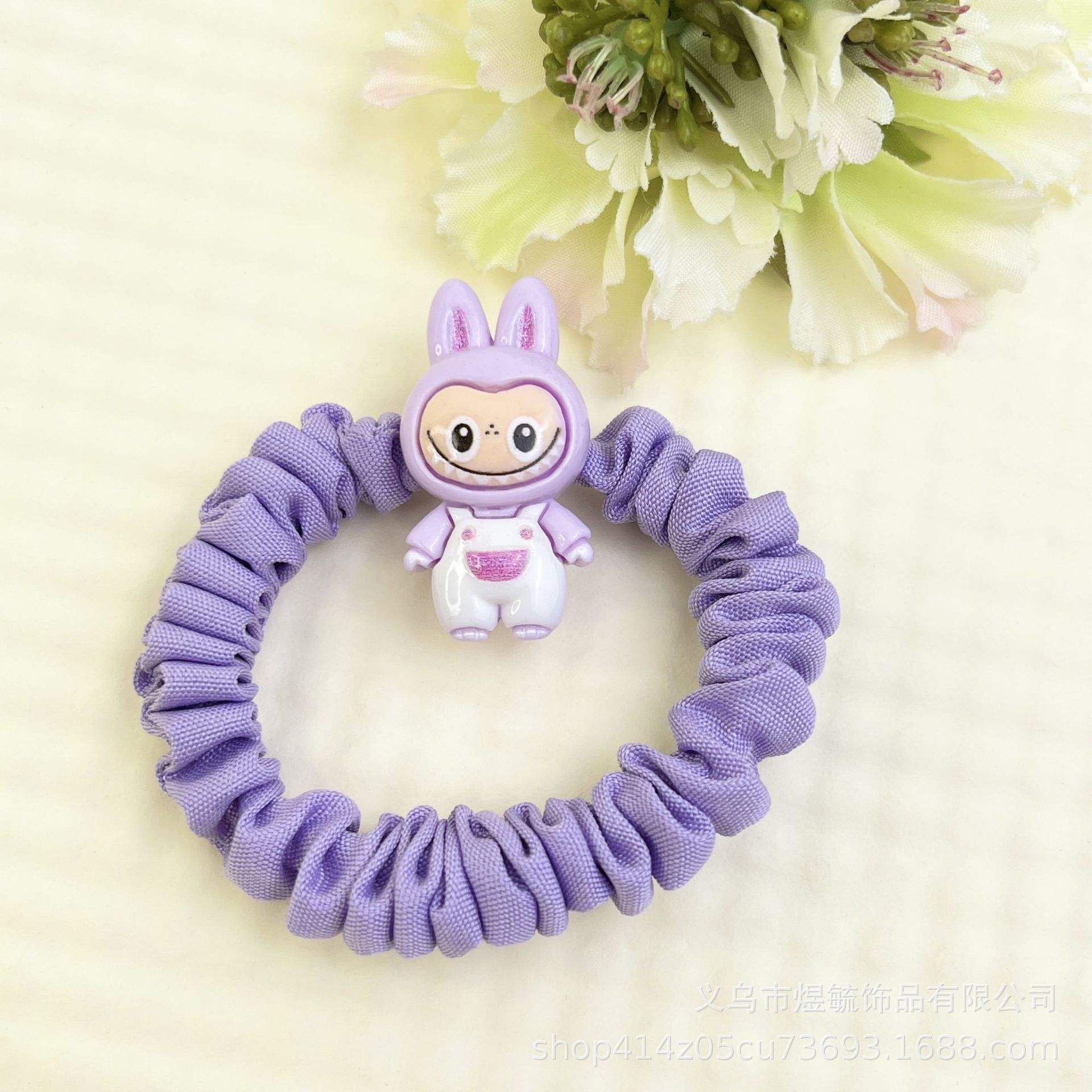 30pcs/boxes Labubu Hair Clip Head Rope Rubber Band Hair Accessories Claw Clips Side Cute Hair Clips for Girls Kids Wholesale