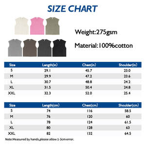 Cutout Streetwear Top sin mangas 2025 verano 100% algodón Unisex tanque desgastado - Product Image 4