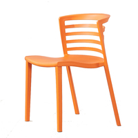 Chaises de salle à manger empilables en plastique PP, modernes, pour salon, chambre, cuisine, extérieur, restaurant, Axcellent RT-C006