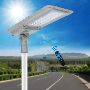 KCD SMD su geçirmez IP65 60w yüksek lümen toptan güneş sokak lambası All In One enerji tasarrufu sokak lambası dış mekan güneş enerjili lamba