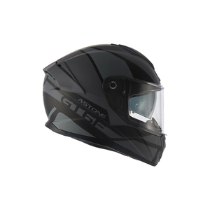 ASTONE CASCOS de alta calidad de cara completa gris casco de motocicleta para adultos hombres y mujeres - Product Image 1
