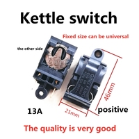 Bouchon de commutateur de vapeur de bouton de commutateur de contrôle de température de bouilloire électrique automatique de haute qualité