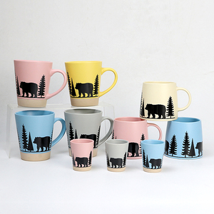 Tasses en céramique personnalisées par sérigraphie <span class=keywords><strong>Verre</strong></span> à liqueur en porcelaine pour expresso et vin Mini verres à liqueur d'animaux en vrac - Product Image 6