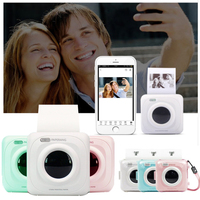 Impresora de Bolsillo PAPERANG P1 Mini, Impresora Térmica Inalámbrica BT, Impresora Móvil Portátil Compatible con Android, IOS, Windows y Mac