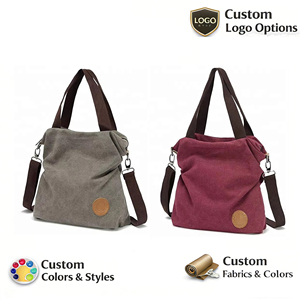Sac fourre-tout en toile pour le travail, les trajets quotidiens <span class=keywords><strong>et</strong></span> l'école, sac à bandoulière tendance pour femme, sac à main élégant - Product Image 1