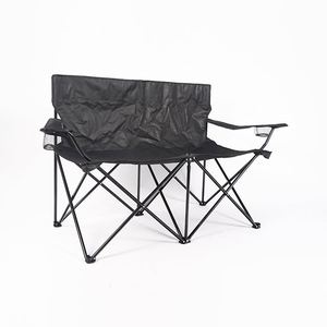 Modern Design Folding Camp <b>Chair</b> Tilting Carrying Features for Outdoor Camping <b>Beach</b> BBQ Park Use Stainless Steel Frame for 2 - Product Image 1