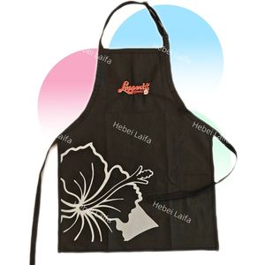 Factory Customized Logo Printing <b>Aprons</b> Chef Restaurant Cooking Bibs <b>Aprons</b> Waterproof Adjustable Black <b>Aprons</b> - Product Image 1