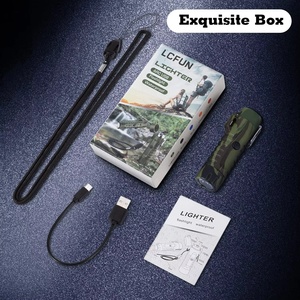 Encendedor Eléctrico <span class=keywords><strong>de</strong></span> Plasma <span class=keywords><strong>de</strong></span> Doble Arco Recargable por USB, Linterna Impermeable y Resistente al Viento, sin Llama, para Exteriores, con Logotipo Personalizado, Venta al Por Mayor OEM - Product Image 6