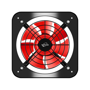 Ventilateur d'extraction rouge <span class=keywords><strong>de</strong></span> 10 pouces avec persiennes, puissant <span class=keywords><strong>extracteur</strong></span> d'air pour <span class=keywords><strong>salle</strong></span> <span class=keywords><strong>de</strong></span> <span class=keywords><strong>bain</strong></span> et cuisine, hotte aspirante domestique - Product Image 2