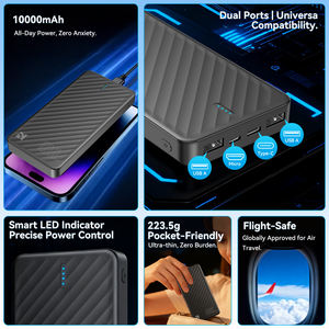 PowerBank NCC DY-0801 de 10000mAh 10W sin cable Negro - Product Image 5