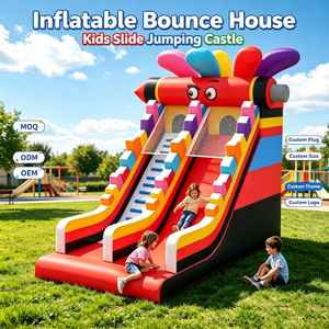 <span class=keywords><strong>Parc</strong></span> gonflable commercial, château gonflable pour enfants, toboggan, structure de jeux gonflable extérieure sur mesure, équipement d'amusement - Product Image 1
