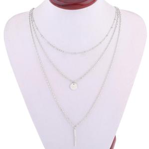 Collar de cadena con capas de oro Artificial para mujer, accesorios, venta al por mayor - Product Image 5