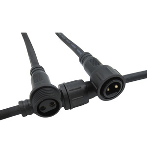 Lámpara LED Cable impermeable M16 2 núcleos 0,75mm Sqm/18AWG Cable de PVC moldeado plástico macho hembra enchufe/conector <span class=keywords><strong>IP</strong></span> - Product Image 1