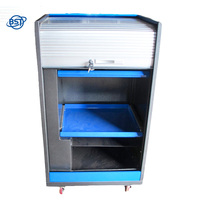 Portes à lames enroulables en PVC et ABS pour cuisine, pour camping-cars, usage extérieur, tailles personnalisables - Rouleaux durables gris argenté, noir, blanc