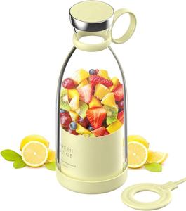 Liquidificadores elétricos para smoothiie, frascos e liquidificadores portáteis sem fio com 350ml para carregamento, mini espremedor portátil - Product Image 3