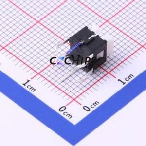 K6-6140D05 Tactile Switch Through hole Component (THT) Switch 1.6N Through Hole 6.6mm 6mm - Product Image 2